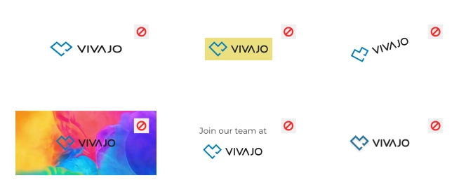 Examples of logo misuse